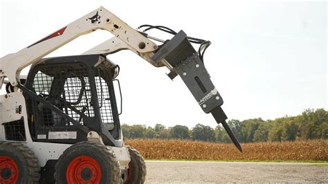 skid steer jack hammer for rent|breaker attachment for skid steer.